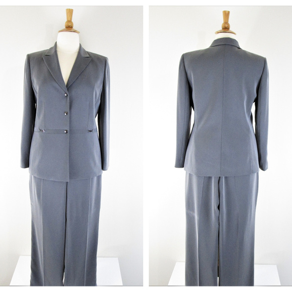 tahari plus size pant suits